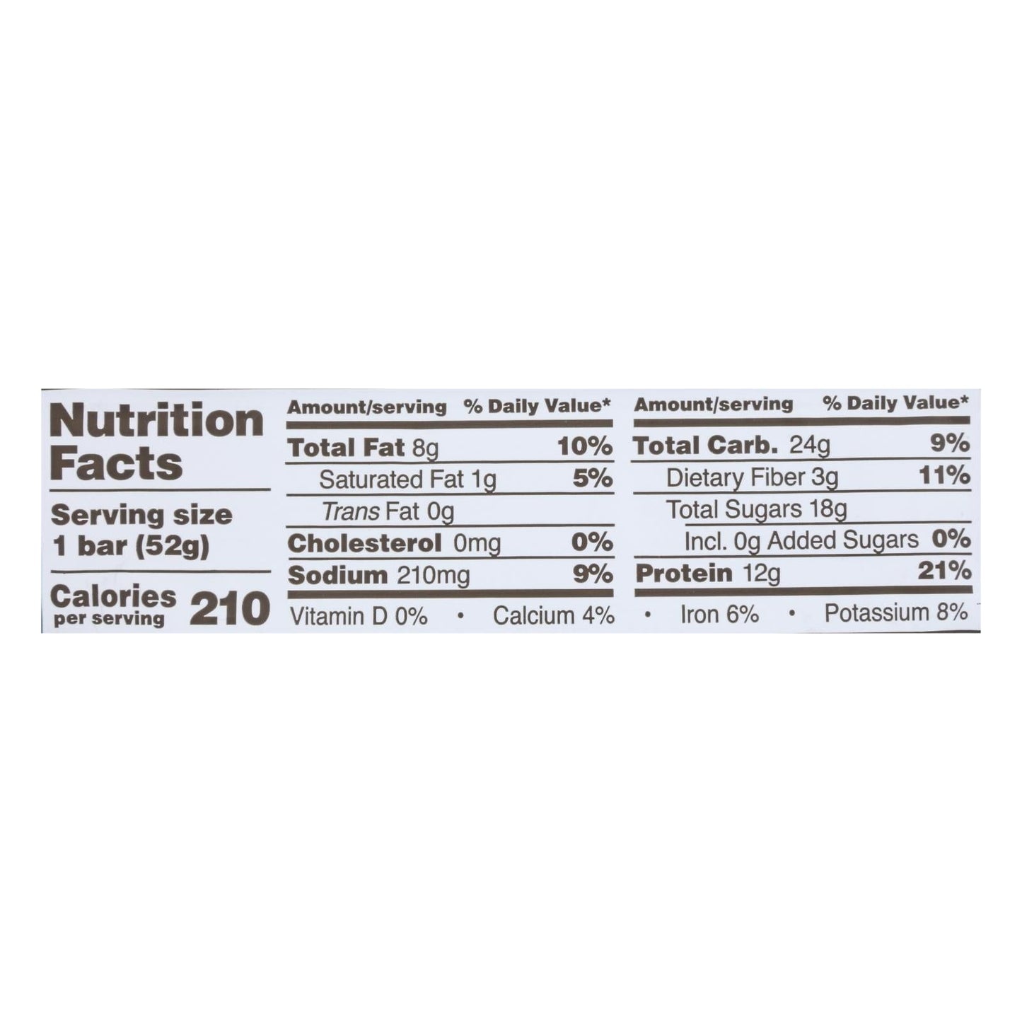 Rxbar - Protein Bar Vanilla Almond - Case Of 12 - 1.83 Oz