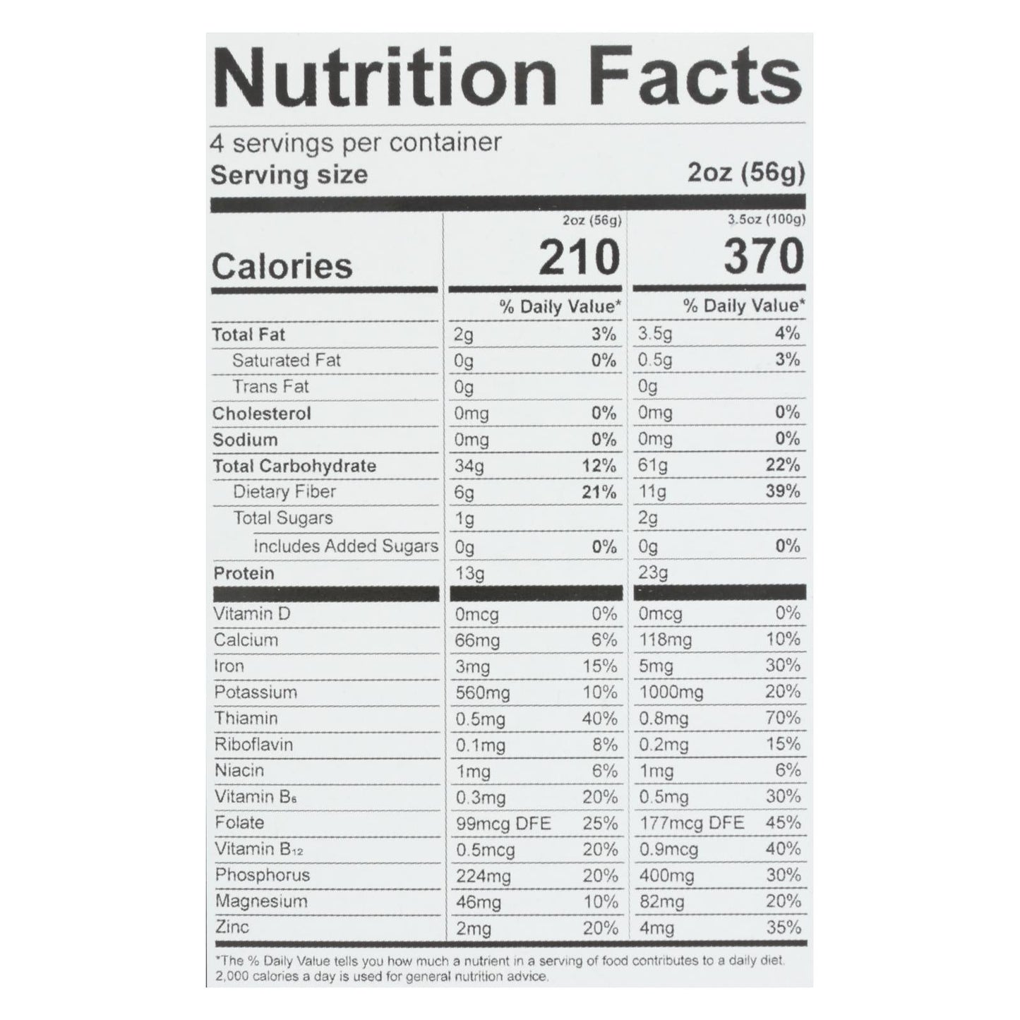 Chickapea Pasta - Pasta - Penne - Case Of 6 - 8 Oz.