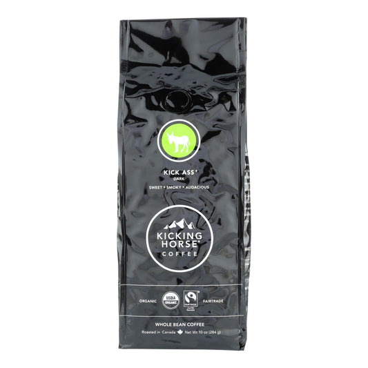 Kicking Horse Kick Ass Dark Roast Organic Coffee, 10oz, 6ct