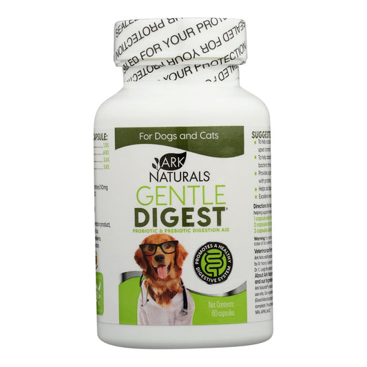 Ark Naturals Gentle Digest For Dogs And Cats - 60 Capsules