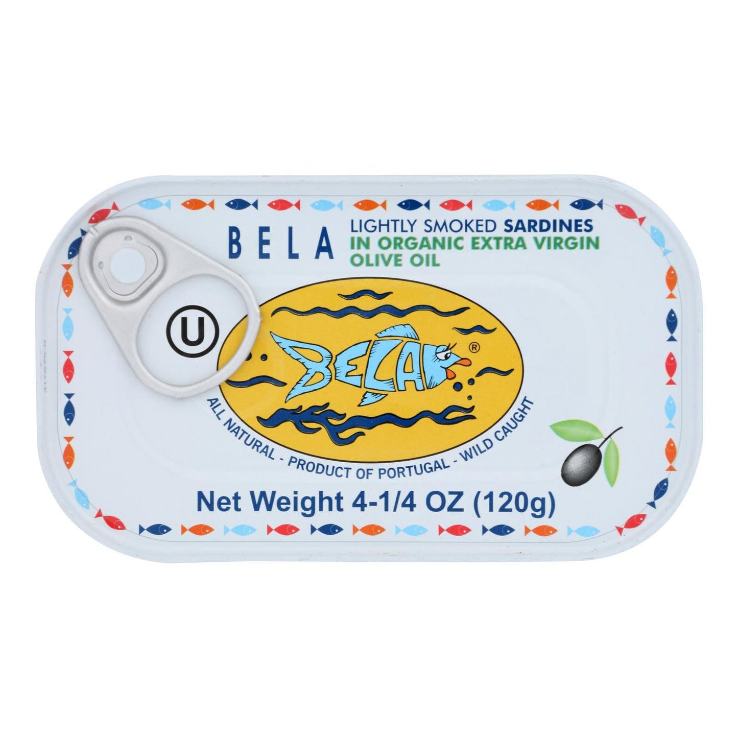 Bela Olhao Sardines in Olive Oil, Case of 12, 4.23 oz