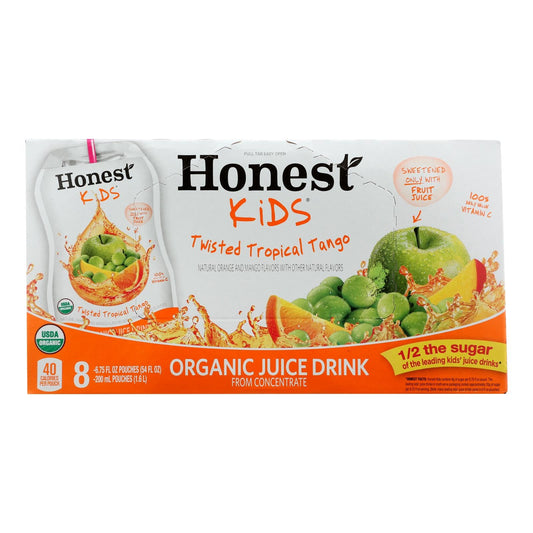 Honest Kids Tropical Tango Juice, 4-Pack, 6.75 Fl Oz