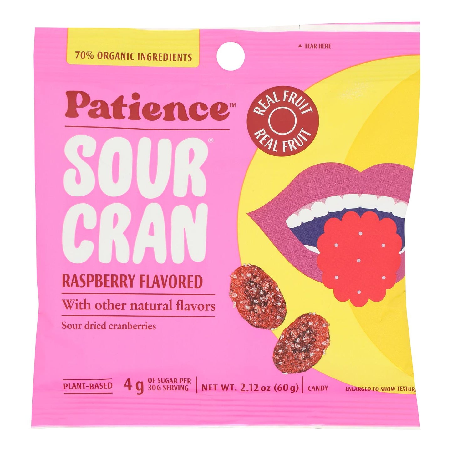 Patience Fruit & Co Cranberry Raspberry Candy - 24 Pack