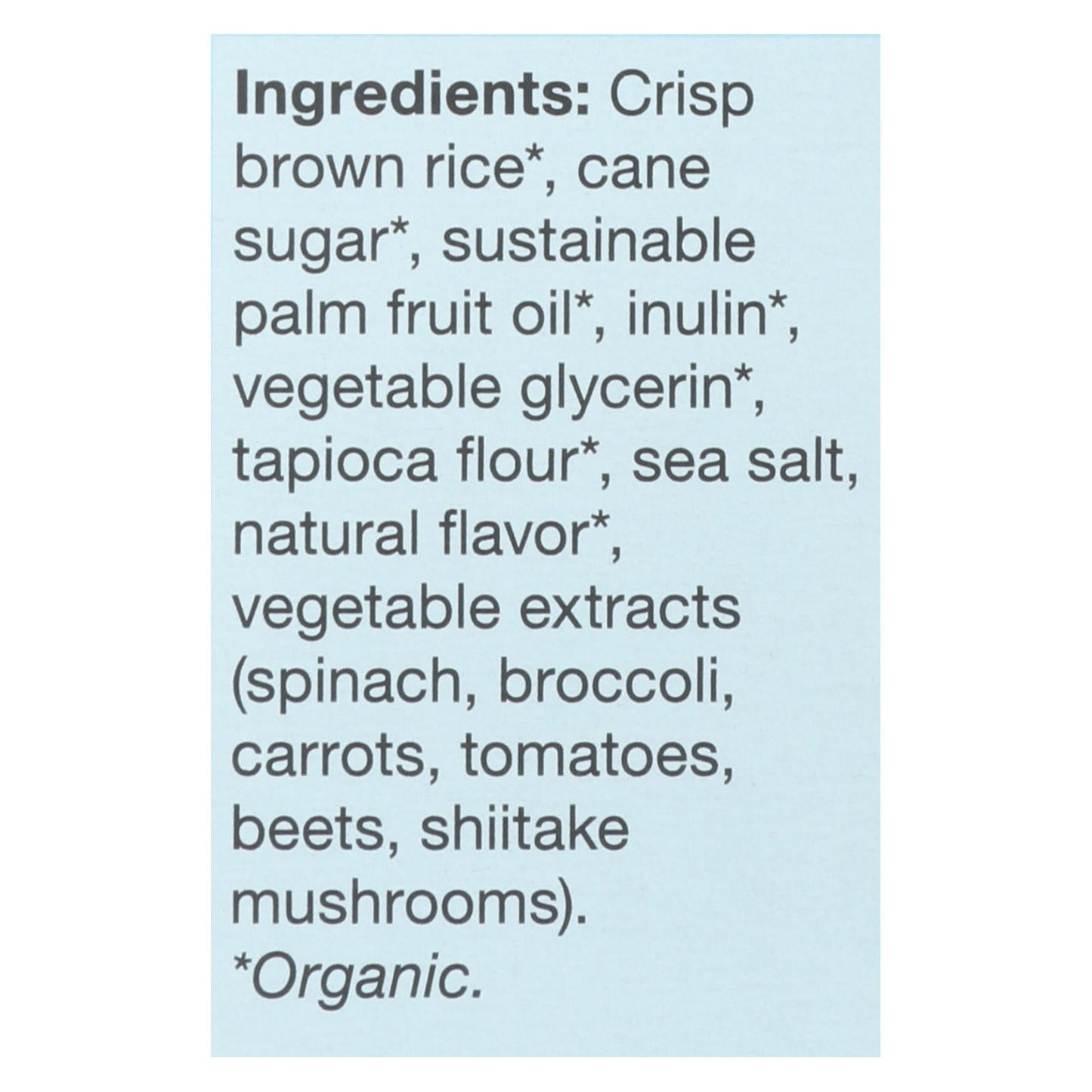 Made Good Crispy Squares - Vanilla - Case of 6 - 4.68 oz.