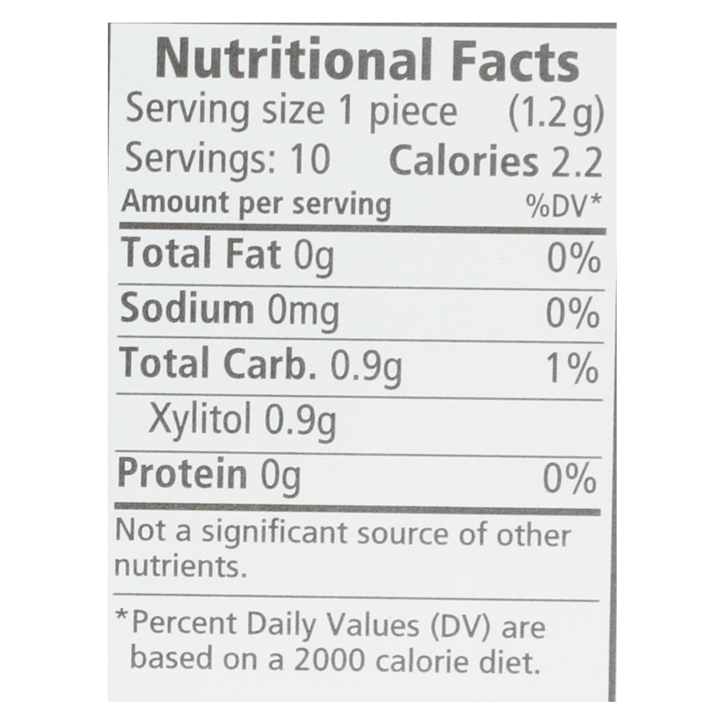 Spry Xylitol Gems - Peppermint - Case Of 20 - 10 Count