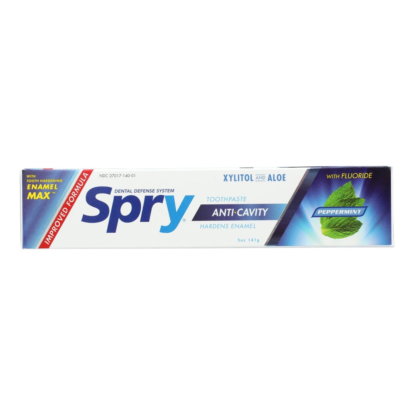 Spry Toothpaste - Peppermint - Flouride - 5 Oz
