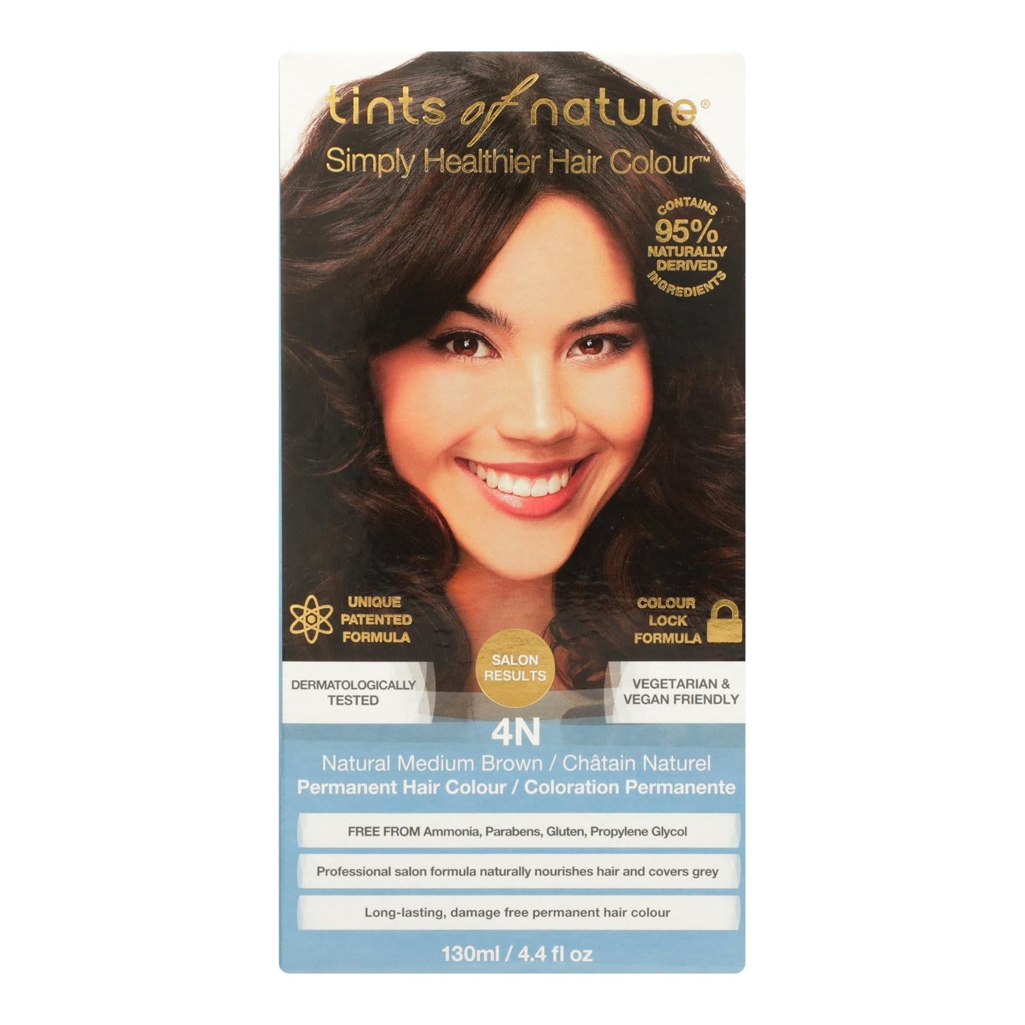 Tints Of Nature 4n Medium Brown Hair Color - 4.4 Fz