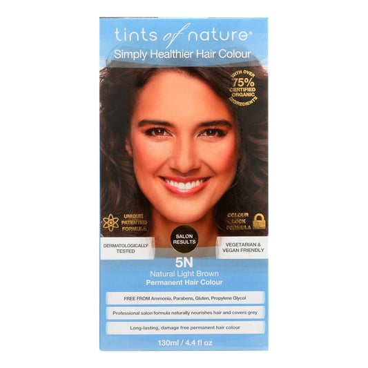 Tints Of Nature Natural Light Brown Hair Color, 5N, 4.4 oz