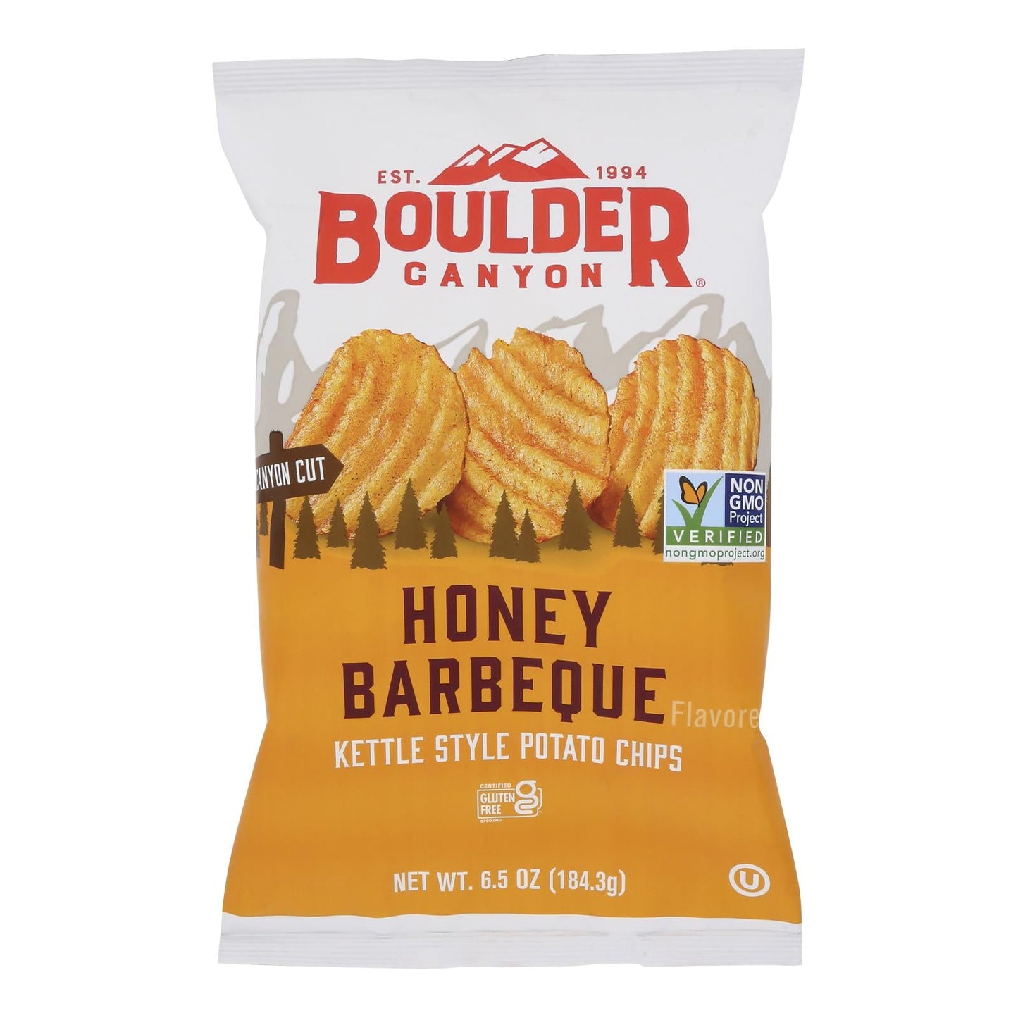 Boulder Canyon Honey BBQ Chips, 12-Pack, 6.5 Oz