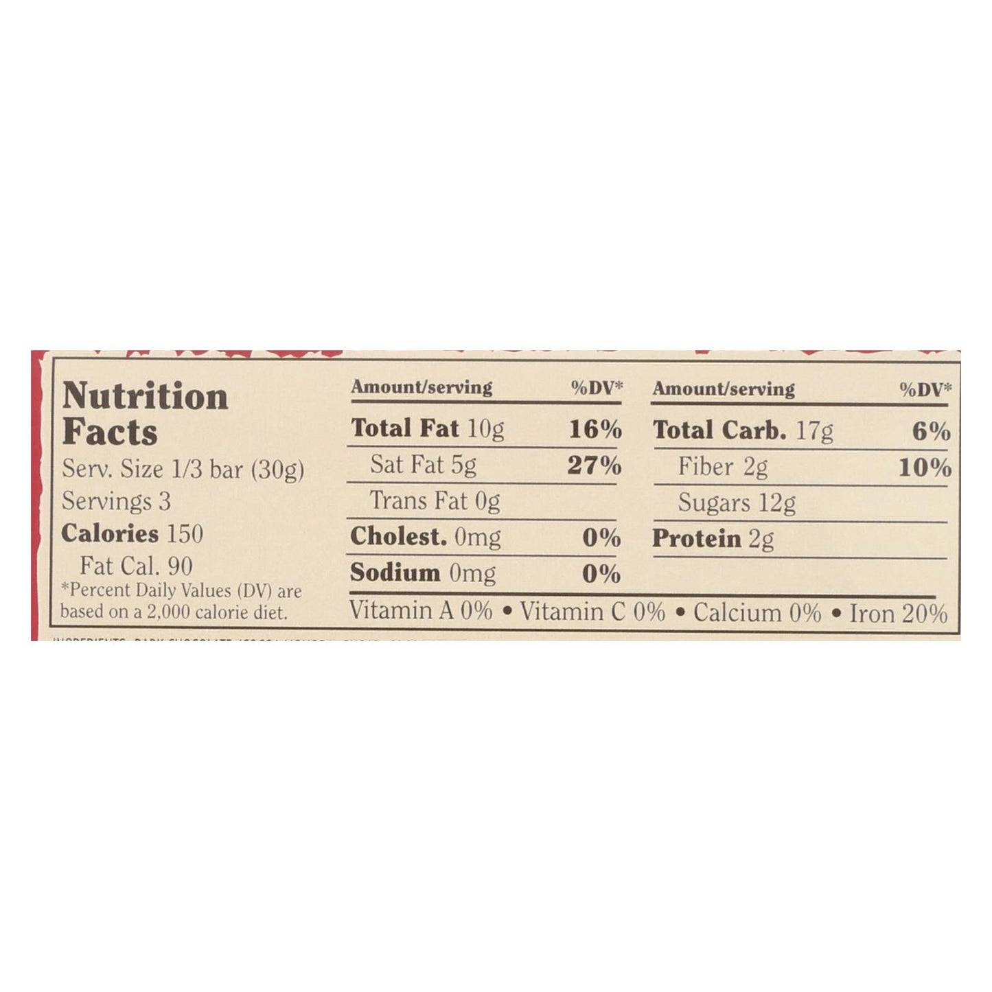 Chocolove Xoxox Dark Chocolate Cherry Almond Bars - 12 Pack