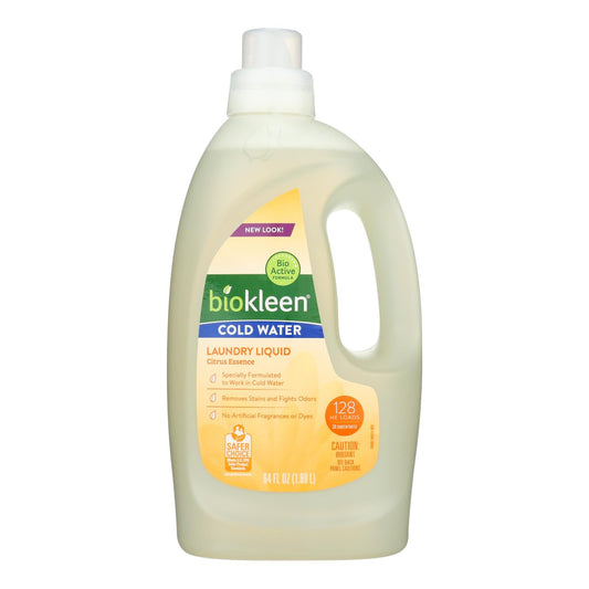 Biokleen Laundry Liquid - Cold Water Formula - 64 Oz