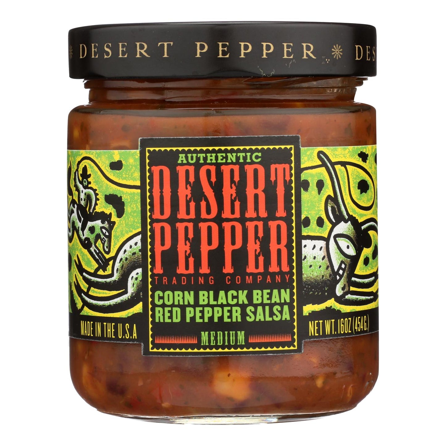 Desert Pepper Medium Corn & Black Bean Salsa, 6-Pack (16 oz)