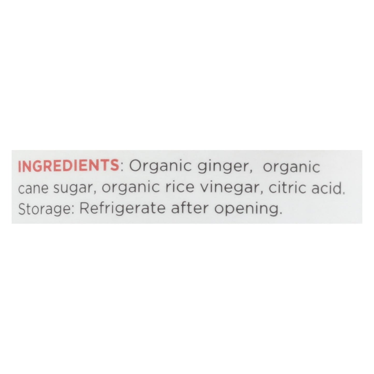 The Ginger People Organic Minced - Case Of 12 - 6.7 Oz.
