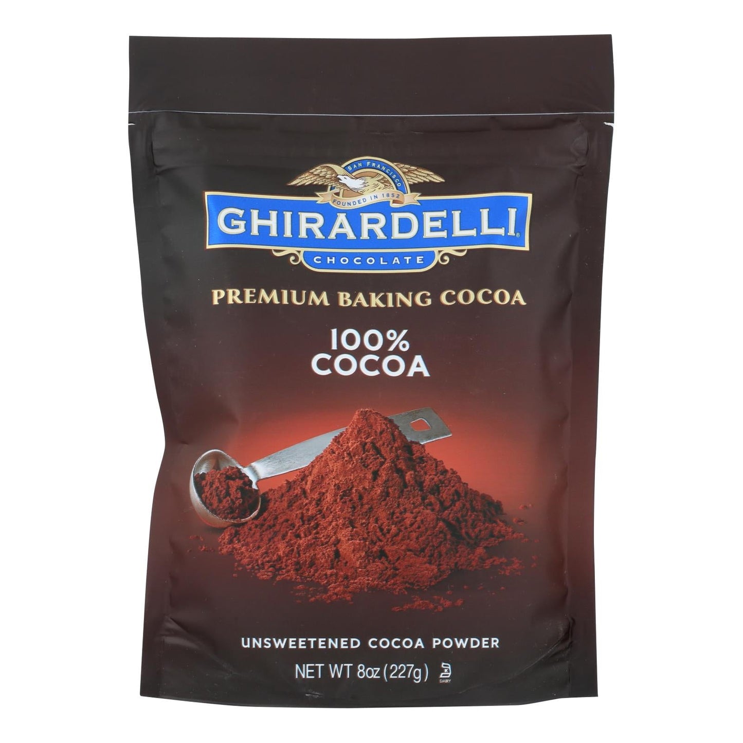 Ghirardelli Unsweetened Baking Cocoa, 8 Oz, Pack of 6