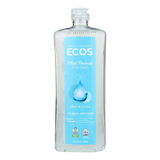 Eco Dishmate Free & Clear - 6 Pack, 25 fl oz Each