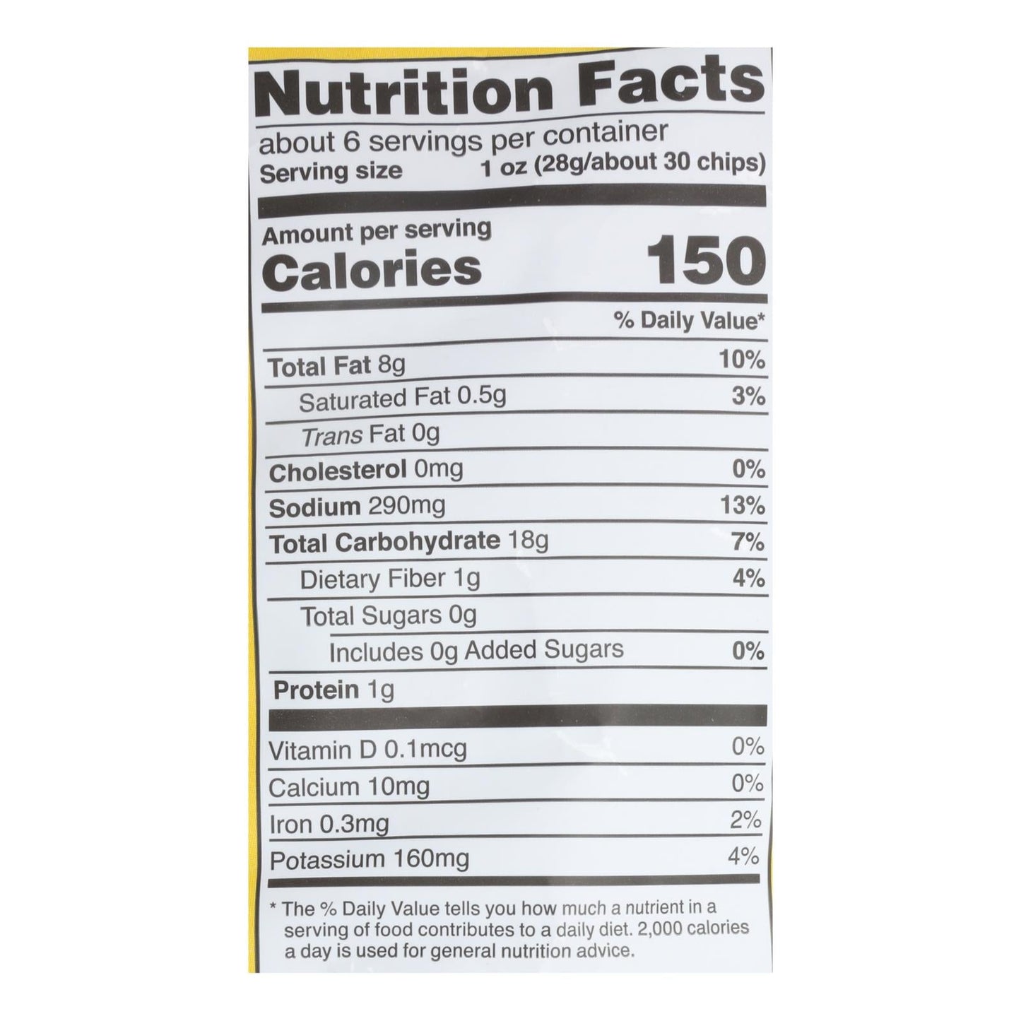 Good Health Sea Salt Veggie Chips  - Case Of 10 - 6.25 Oz