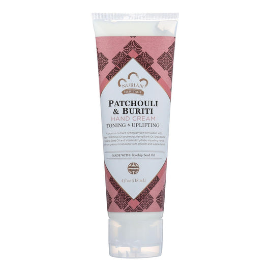 Nubian Heritage Patchouli & Buriti Hand Cream, 4 oz