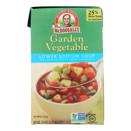 Dr. Mcdougall's Low Sodium Veggie Soup - 6 Pack, 17.9 Oz.