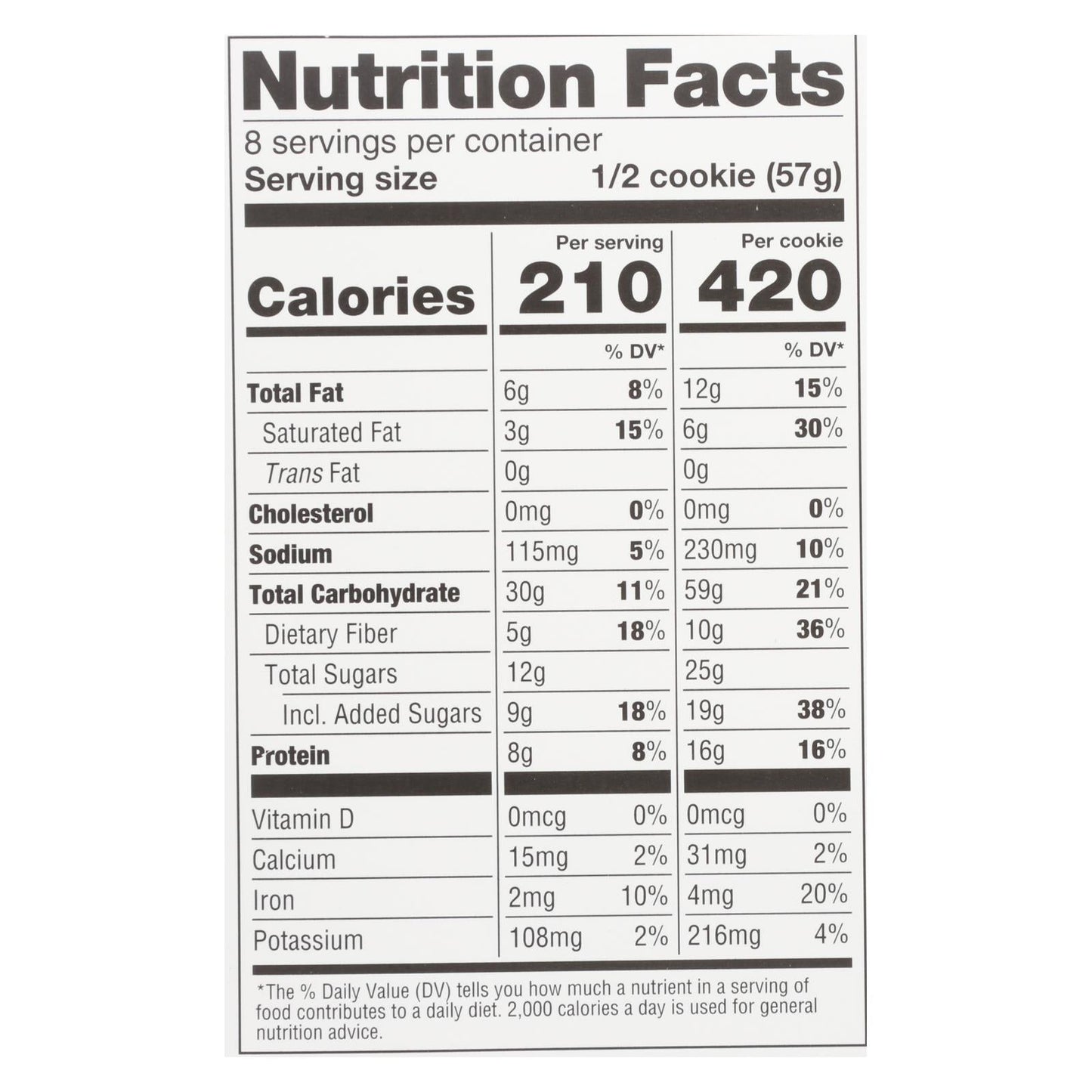 Lenny & Larry's Choc Chip Complete Cookie 4oz, 12-Pack