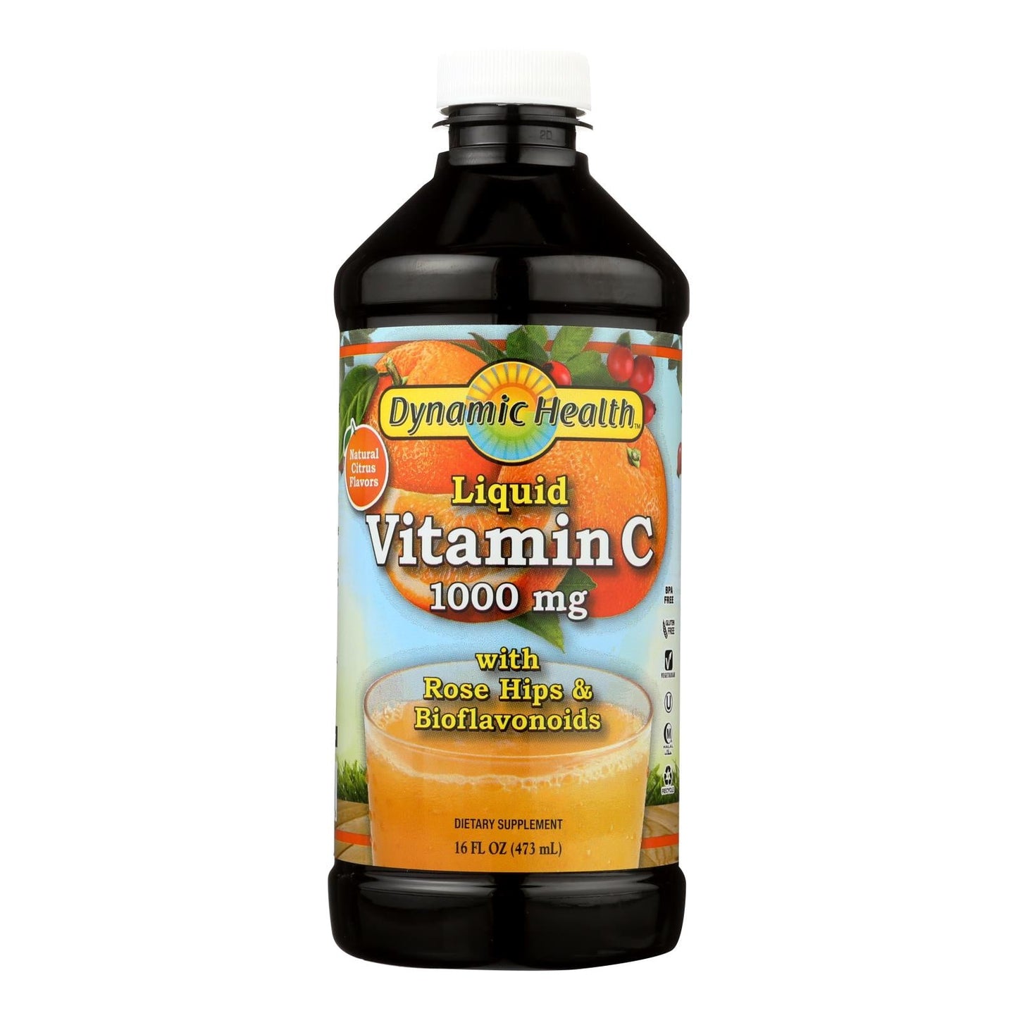 Dynamic Health Liquid Vitamin C Citrus 1000mg - 16oz