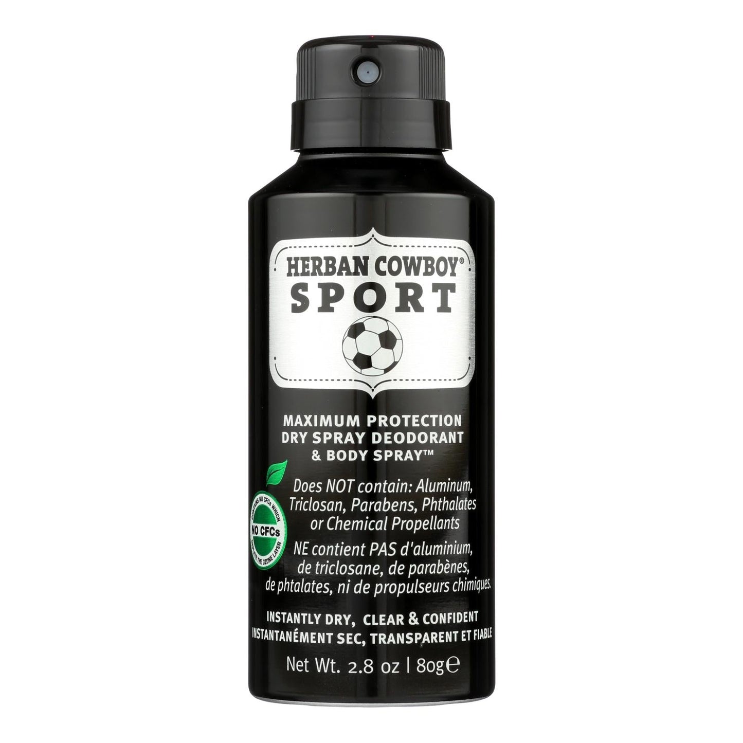 Herban Cowboy - Spray Dry Sport - 1 Each - 2.8 OZ