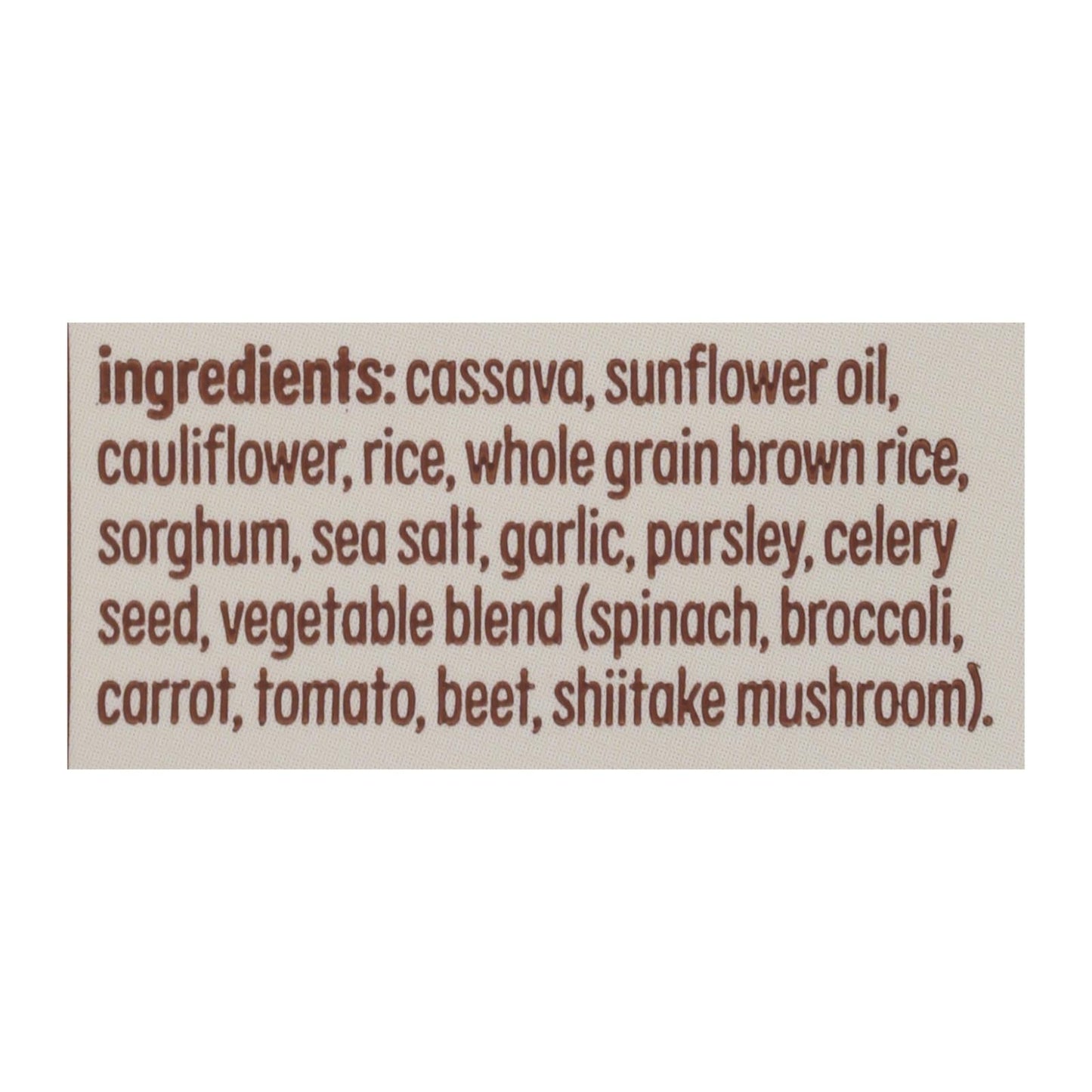 Cauliflower Stalks Sea Salt, 4 oz, Case of 12