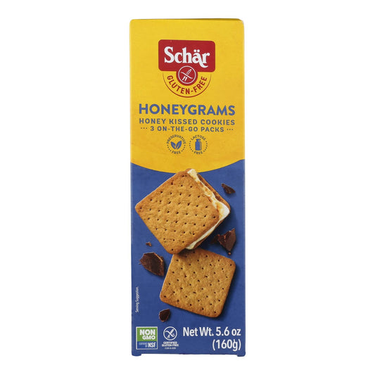 Schar - Crackers Honeygrams Gluten Free - Case Of 6-5.6 Oz