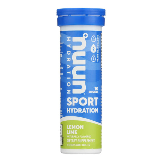 Nuun Hydration Nuun Active - Lemon And Lime - Case Of 8 - 10 Tablets