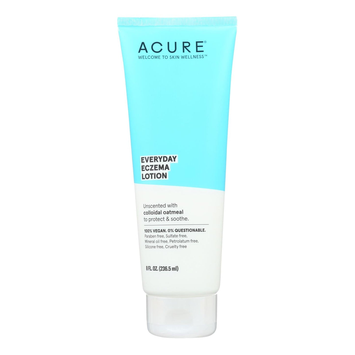 Acure Everyday Eczema Lotion with Oatmeal, Unscented 8oz
