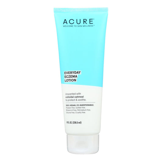 Acure Everyday Eczema Lotion with Oatmeal, Unscented 8oz