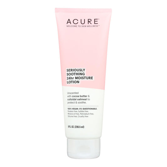 Acure Unscented Soothing Lotion with Cocoa Butter 8oz