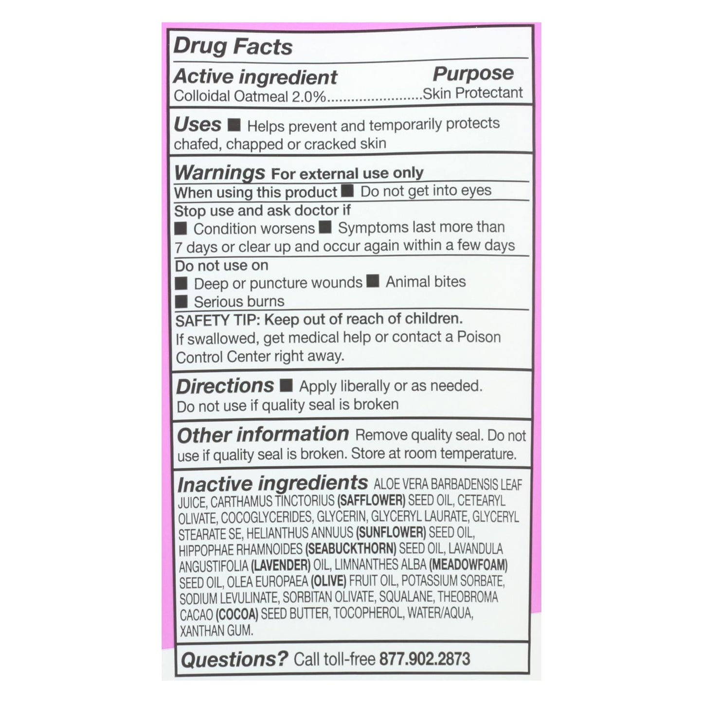 Acure Calming Lavender Oatmeal Lotion - 8 Fl Oz