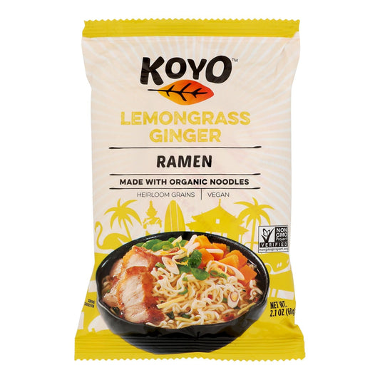 Koyo Lemongrass Ginger Ramen - Case Of 12 - 2.1 Oz
