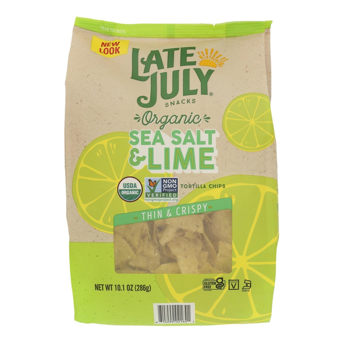 Late July Sea Salt Lime Tortilla Chips, 9-Pack