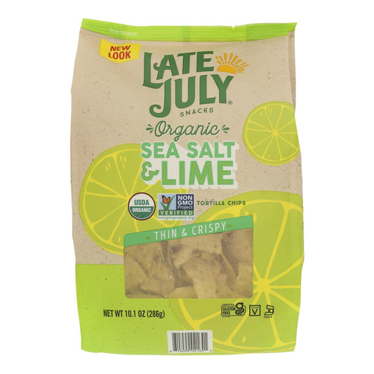 Late July Sea Salt Lime Tortilla Chips, 9-Pack