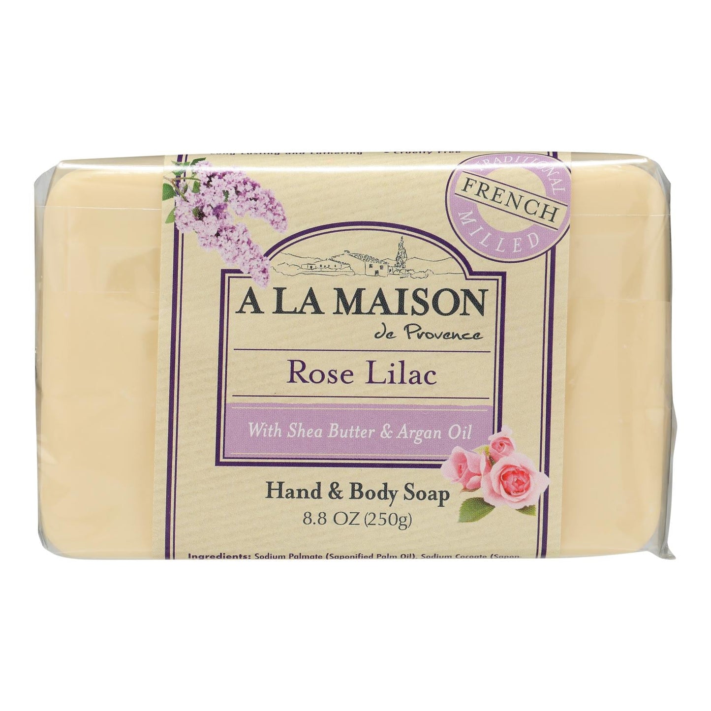 A La Maison - Bar Soap - Rose Lilac - 8.8 Oz