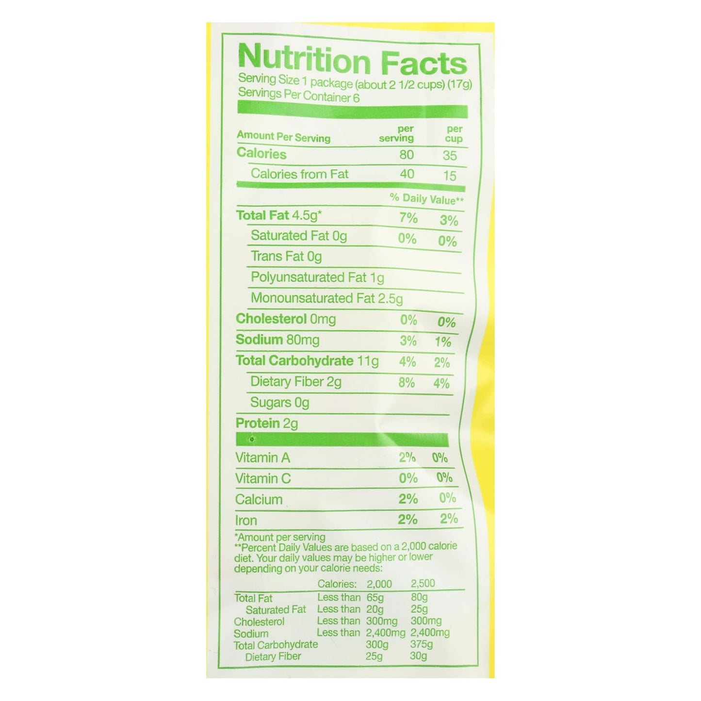 Boomchickapop Sea Salt Popcorn, 4-Pack, 6/.6 oz Bags