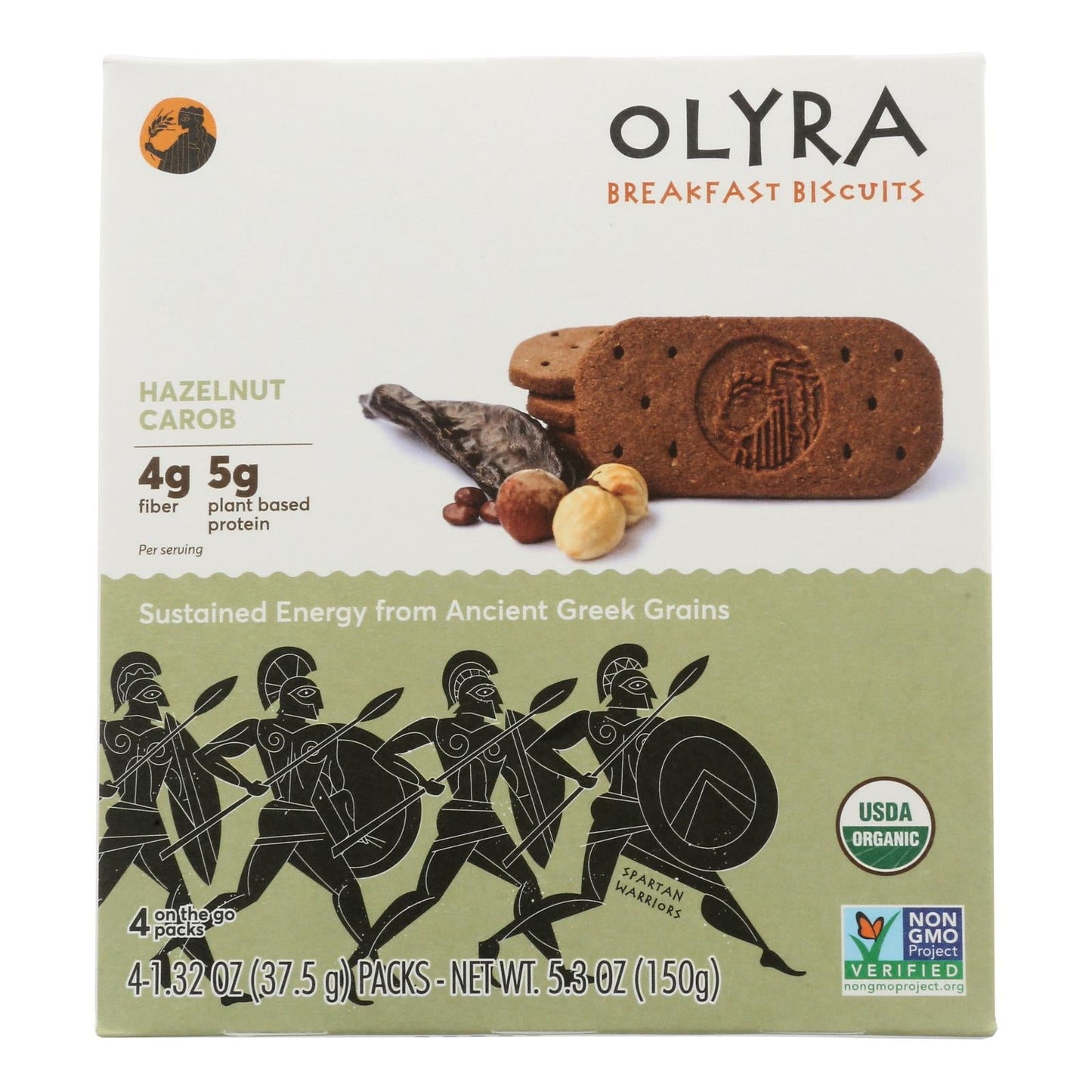 Olyra - Biscuit Hzlenut Carob - Case Of 6 - 5.3 Oz