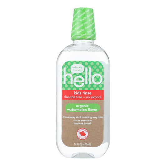 Hello Products Kid's Watermelon Fluoride Rinse - 16oz