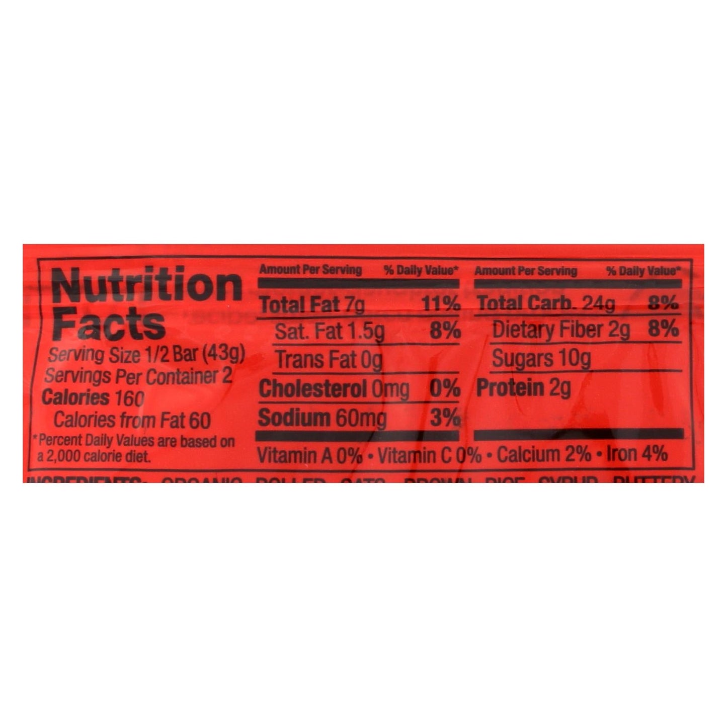 Bobo's Cranberry Orange Oat Bars, 3 oz, Case of 12