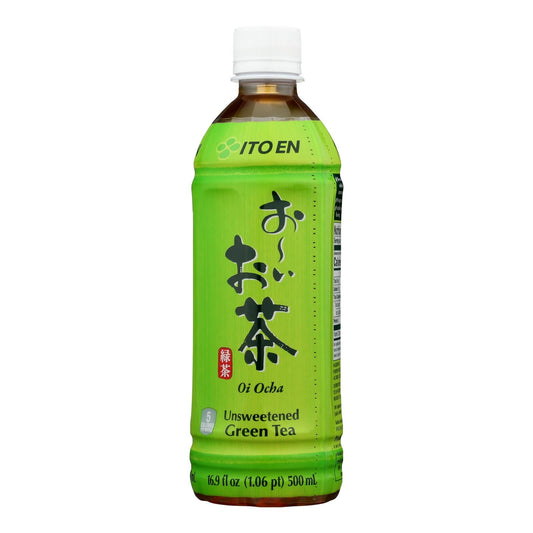 Ito En Oi Ocha Unsweetened Green Tea, 12-Pack, 16.9 Oz
