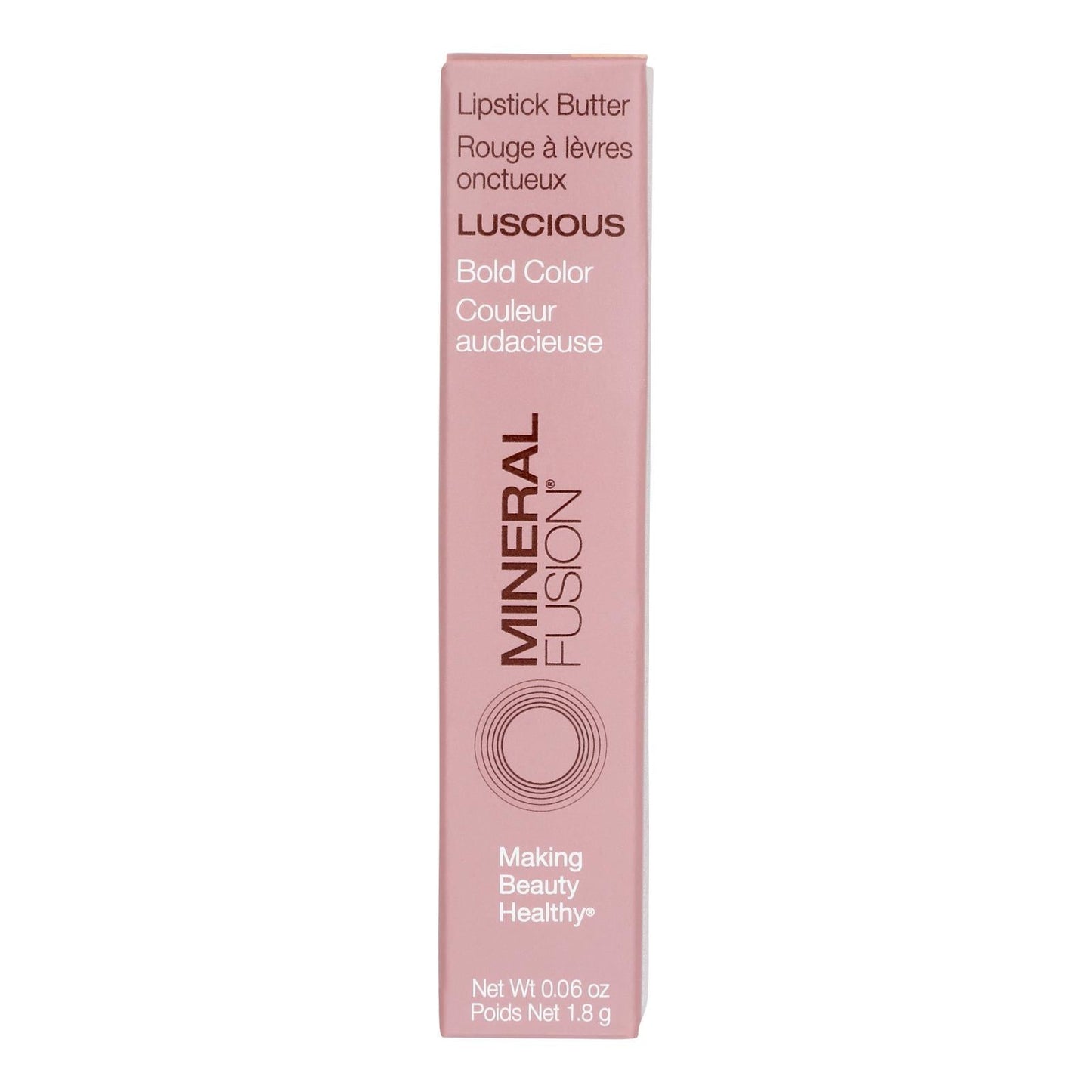 Mineral Fusion Lipstick Butter Luscious - 0.06 Oz