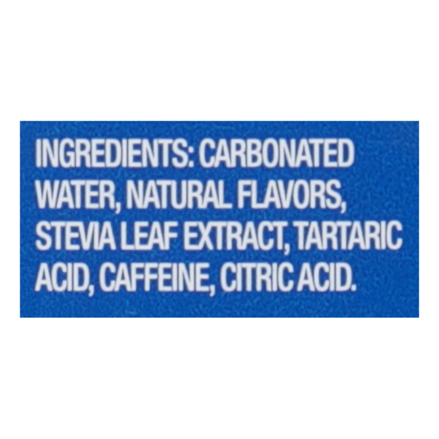 Zevia - Soda Cola - CS of 2-12/12 FZ