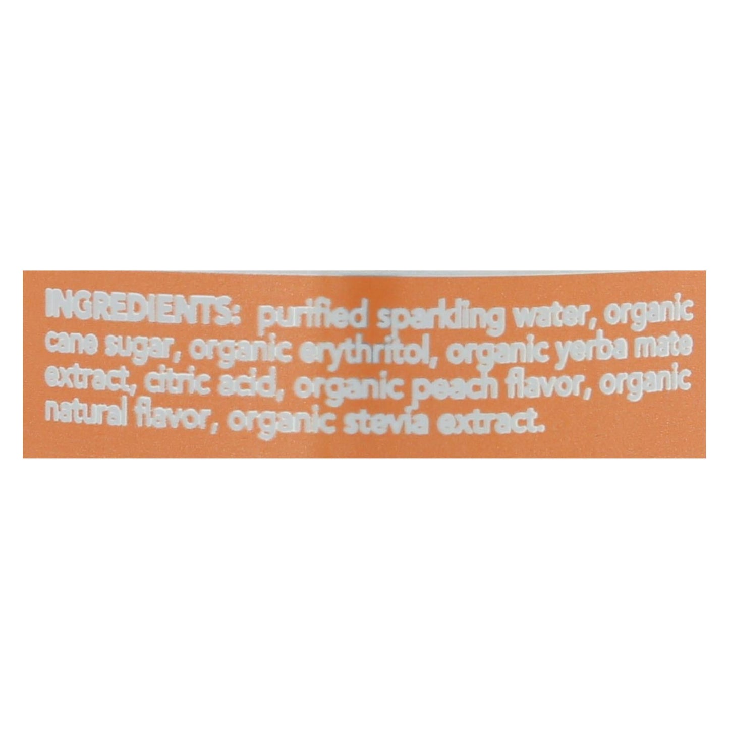 Clean Cause - Yrba Mte Peach Clean - Case Of 12 - 16 Fz