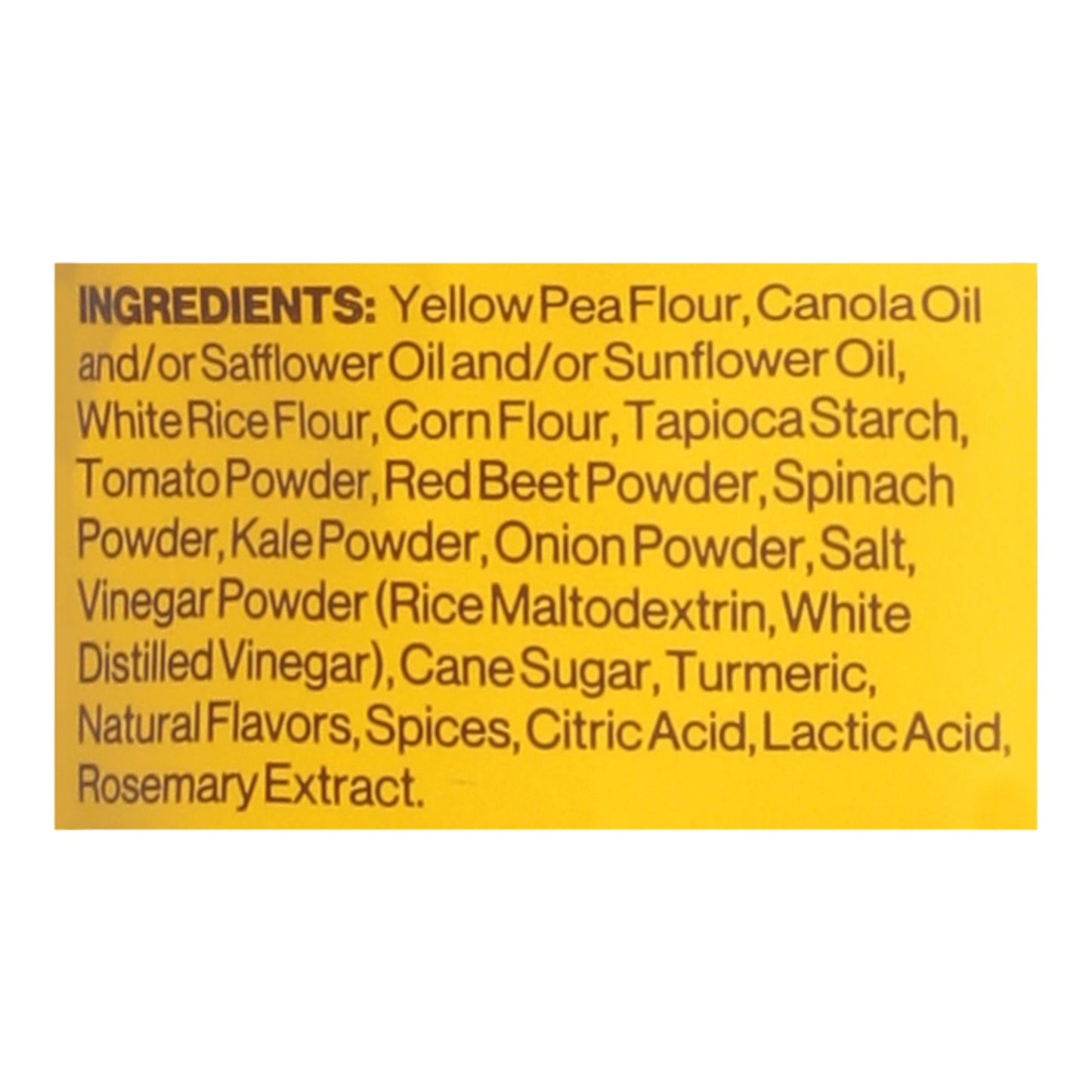 Hippeas - Veg Straw Sour Crm Onions - CS of 12-3.75 OZ