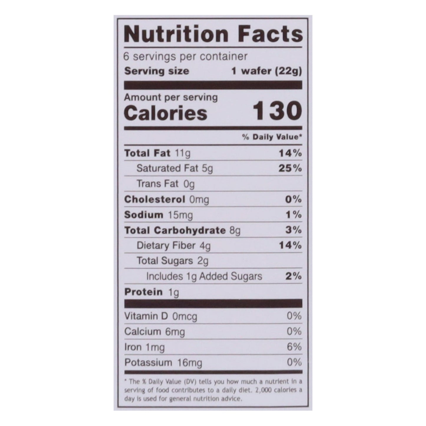 Rip Van Wafels - Wafers Chocolate Hazelnut - CS of 6-4.68 OZ