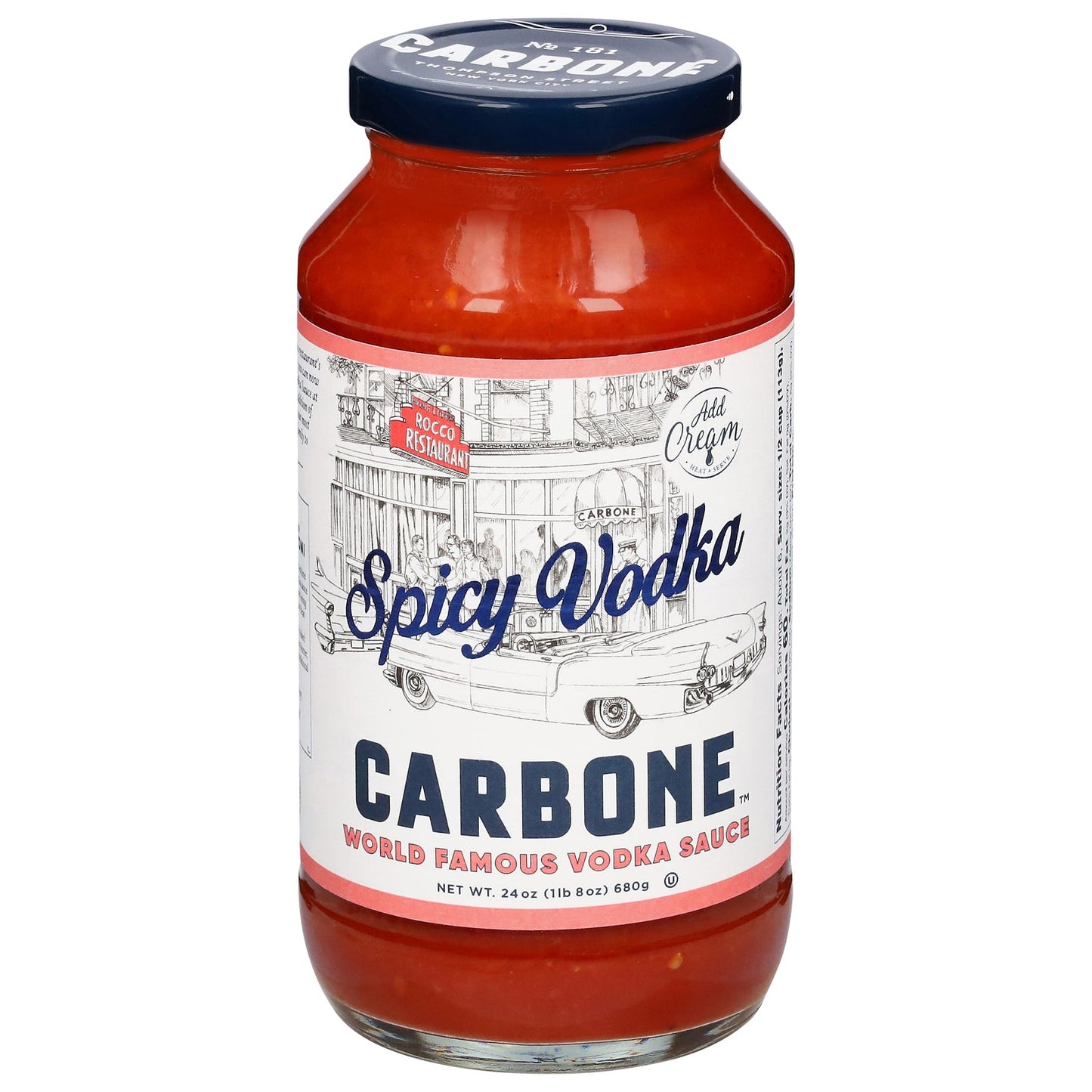 Carbone - Marinara Spicy Vodka - CS of 6-24 OZ