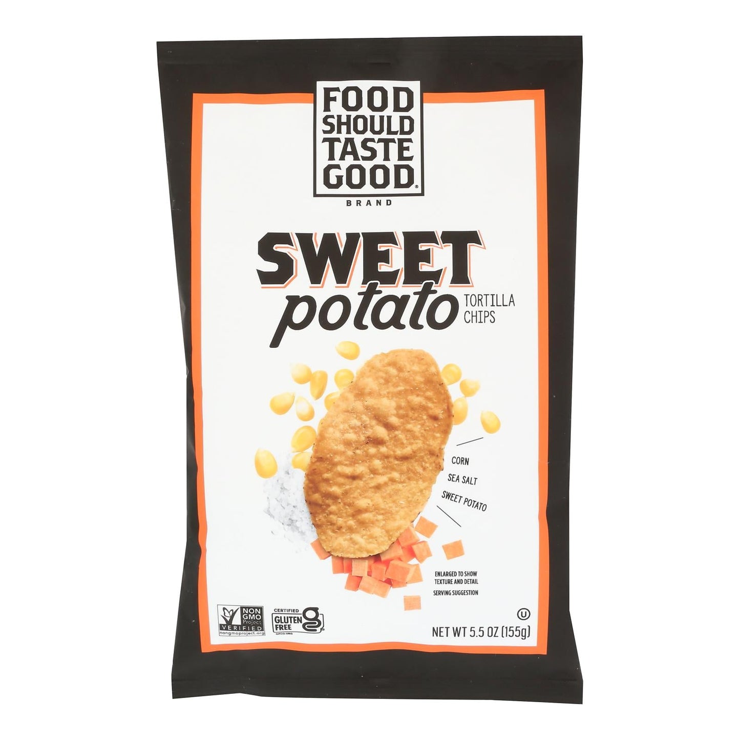 Sweet Potato Tortilla Chips - 12 Pack (5.5 OZ Each)