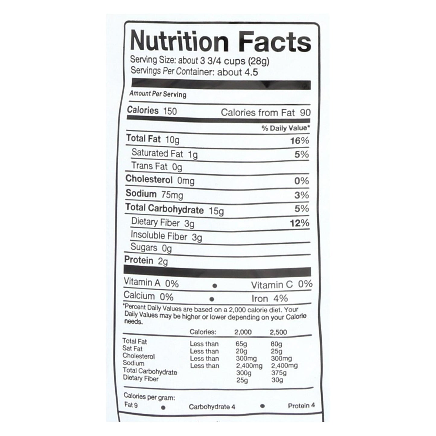 Skinnypop Sea Salt & Black Pepper Popcorn, 12 Pack, 4.4 Oz