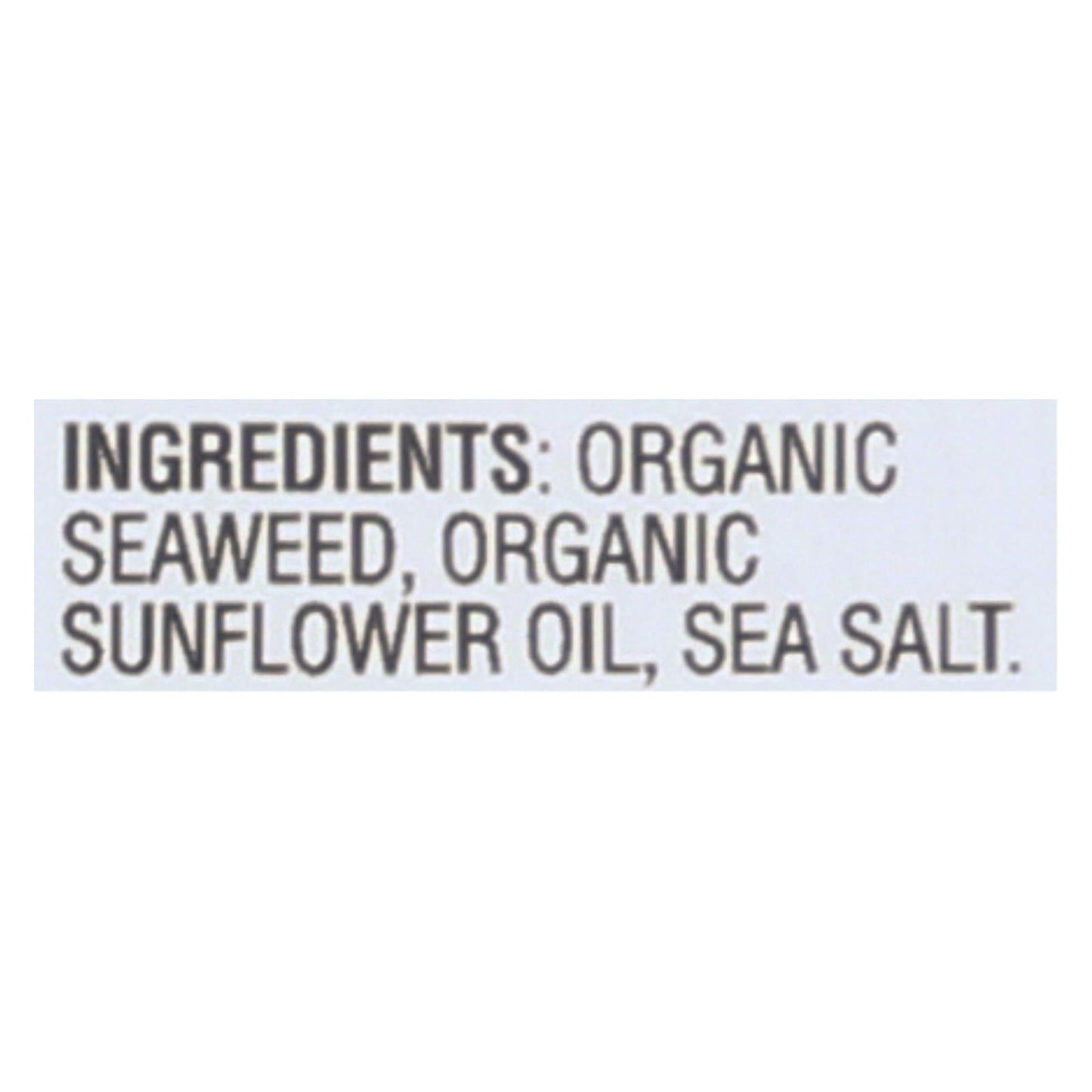 Gimme Organic Seaweed Chips, Sea Salt, 12-Pack, 0.35 Oz